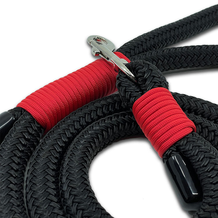 Red Marine Grade Nylon Dog Leash Rope Leash For Dogs With Swivel Snap Hook 5 Feet Friends Up Studio