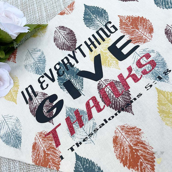 Give Thanks Cotton Dog Bandana