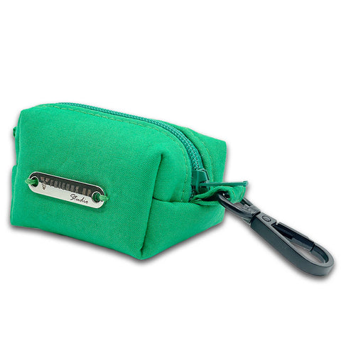 Green Cotton Waste Bag Holder And Dispenser