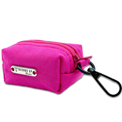 Pink Cotton Waste Bag Holder And Dispenser