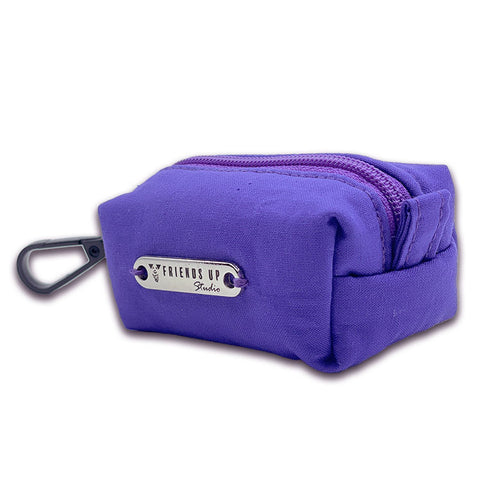 Purple Cotton Waste Bag Holder And Dispenser