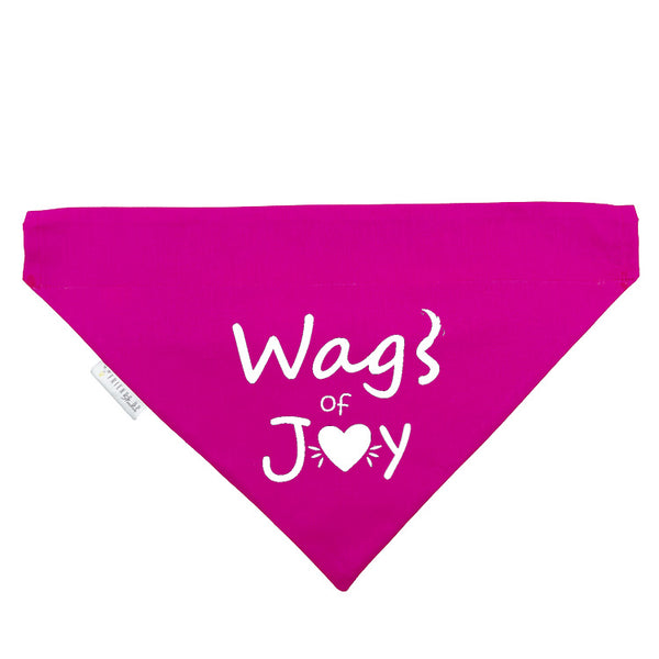 Wags of Joy Slip-on Christian Dog Bandana, Cotton