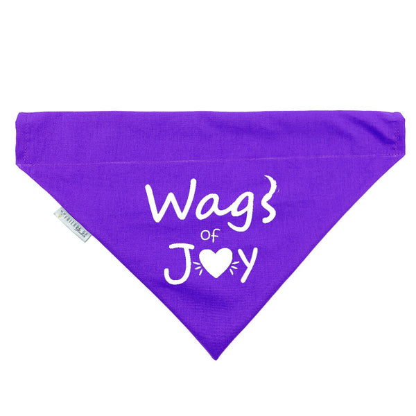 Wags of Joy Slip-on Christian Dog Bandana, Cotton