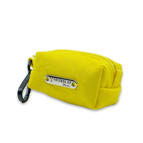 Yellow Cotton Waste Bag Holder And Dispenser